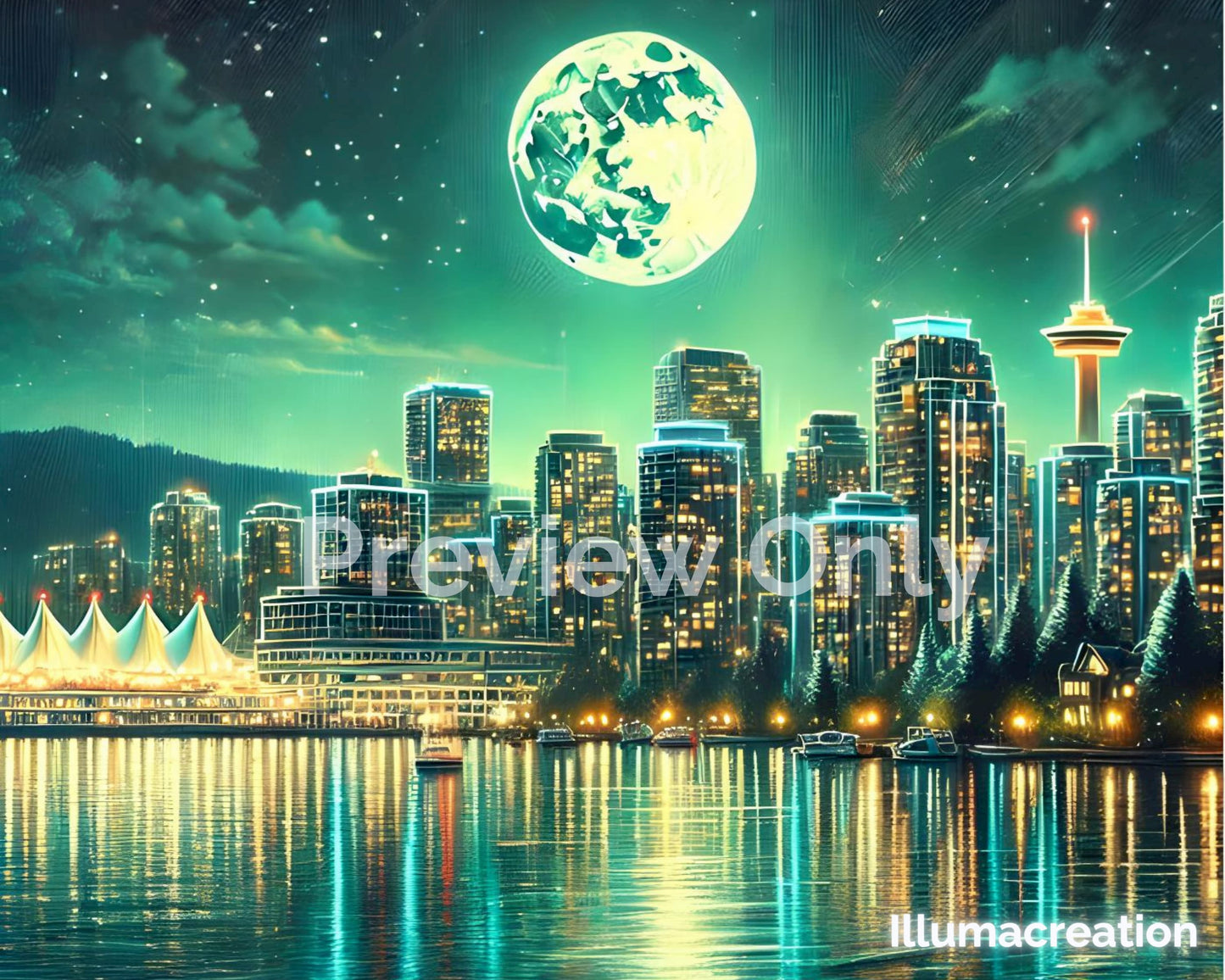 4-in-1 Neon Printable Bundle – Rome, Paris, Toronto, Vancouver